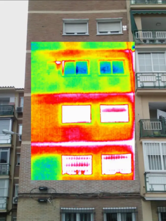 fachadas sate madrid camara termica